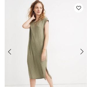 Black Madewell Muscle Midi dress